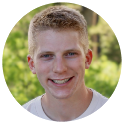 image of a smiling young man